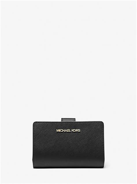 michael kors black keychain wallet|michael kors crossgrain leather wallet.